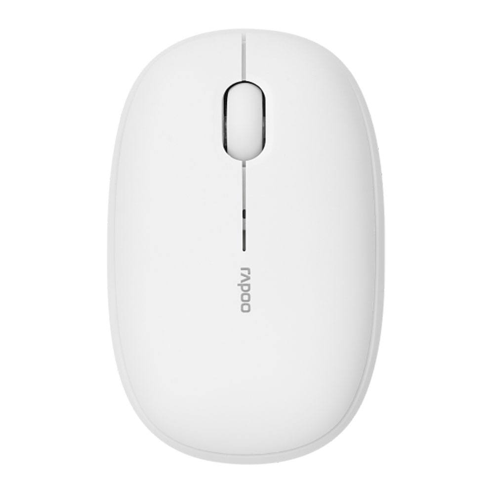 WIRELESS MOUSE (เมาส์ไร้สาย) RAPOO M650 SILENT CREAM WHITE