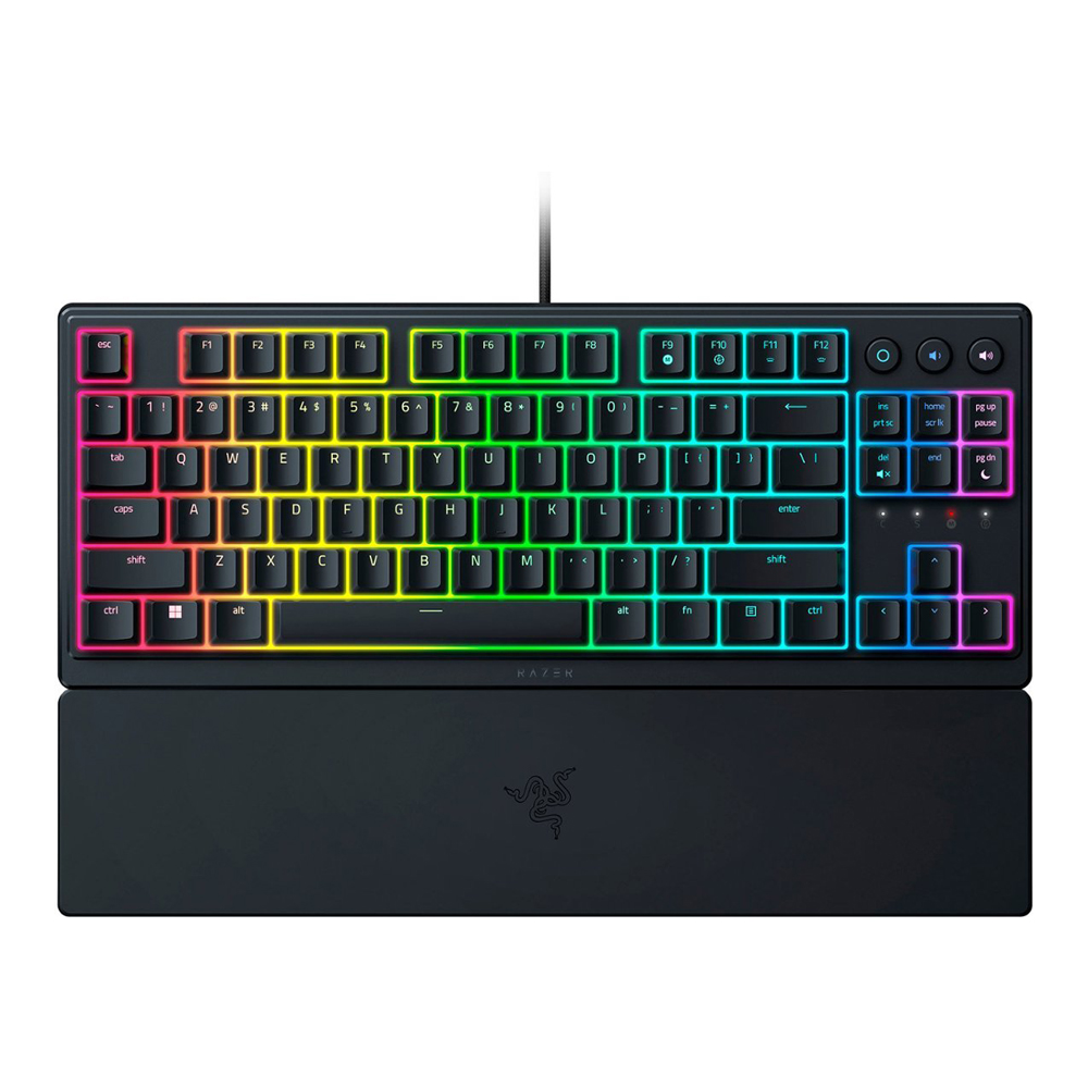 KEYBOARD (คีย์บอร์ด) RAZER ORNATA V3 TENKEYLESS (BLACK) (RAZER MECHA-MEMBRANE - RAZER CHROMA RGB - EN/TH)