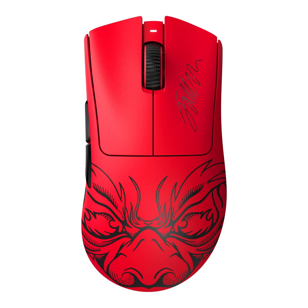 WIRELESS MOUSE (เมาส์ไร้สาย) RAZER DEATHADDER V3 PRO FAKER EDITION (RED)