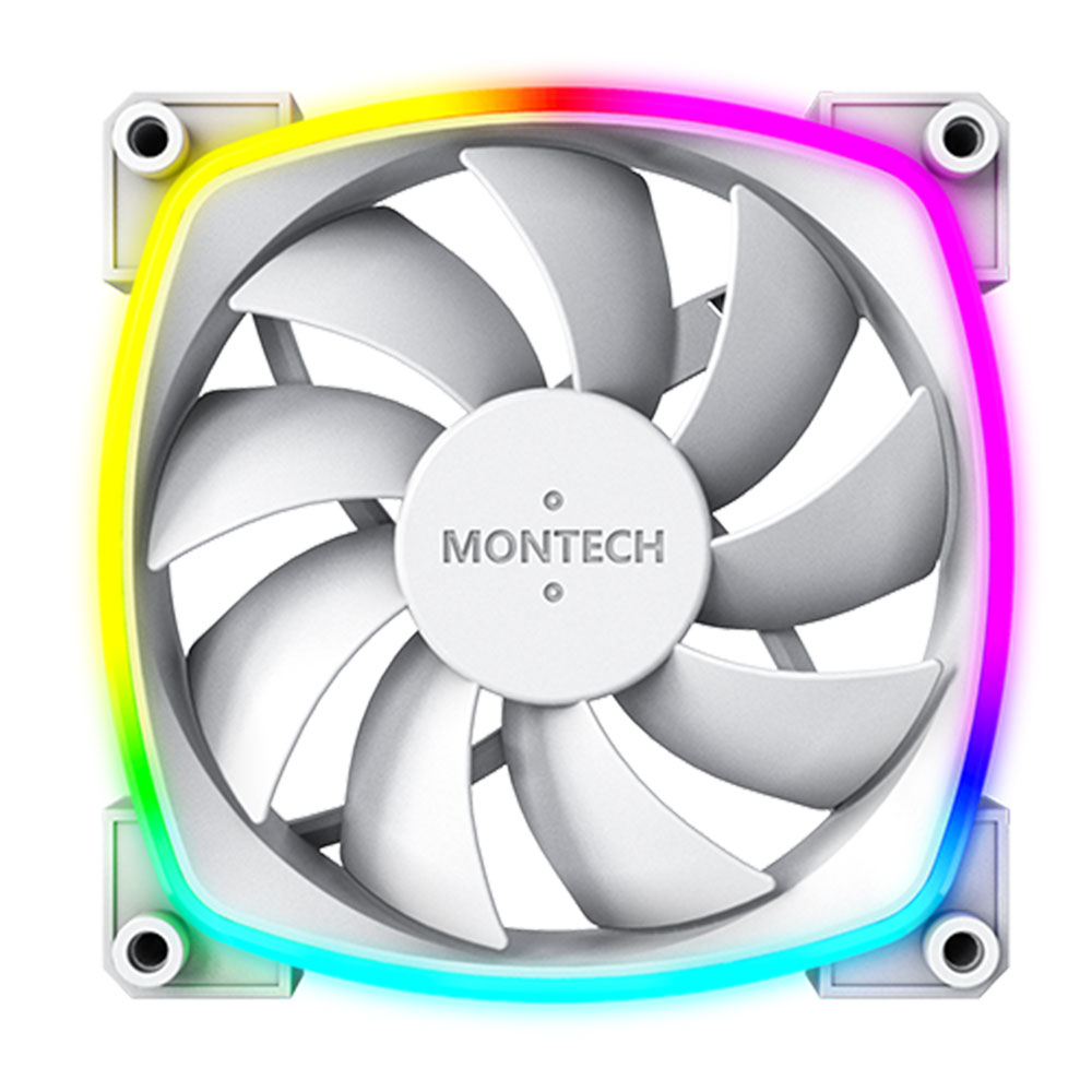 CASE FAN (พัดลมเคส) MONTECH AX120 PWM FAN WHITE