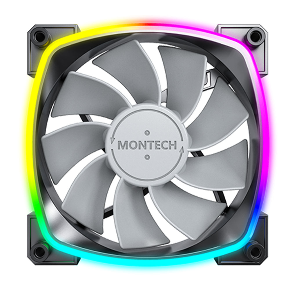 CASE FAN (พัดลมเคส) MONTECH RX120 PWM FAN BLACK