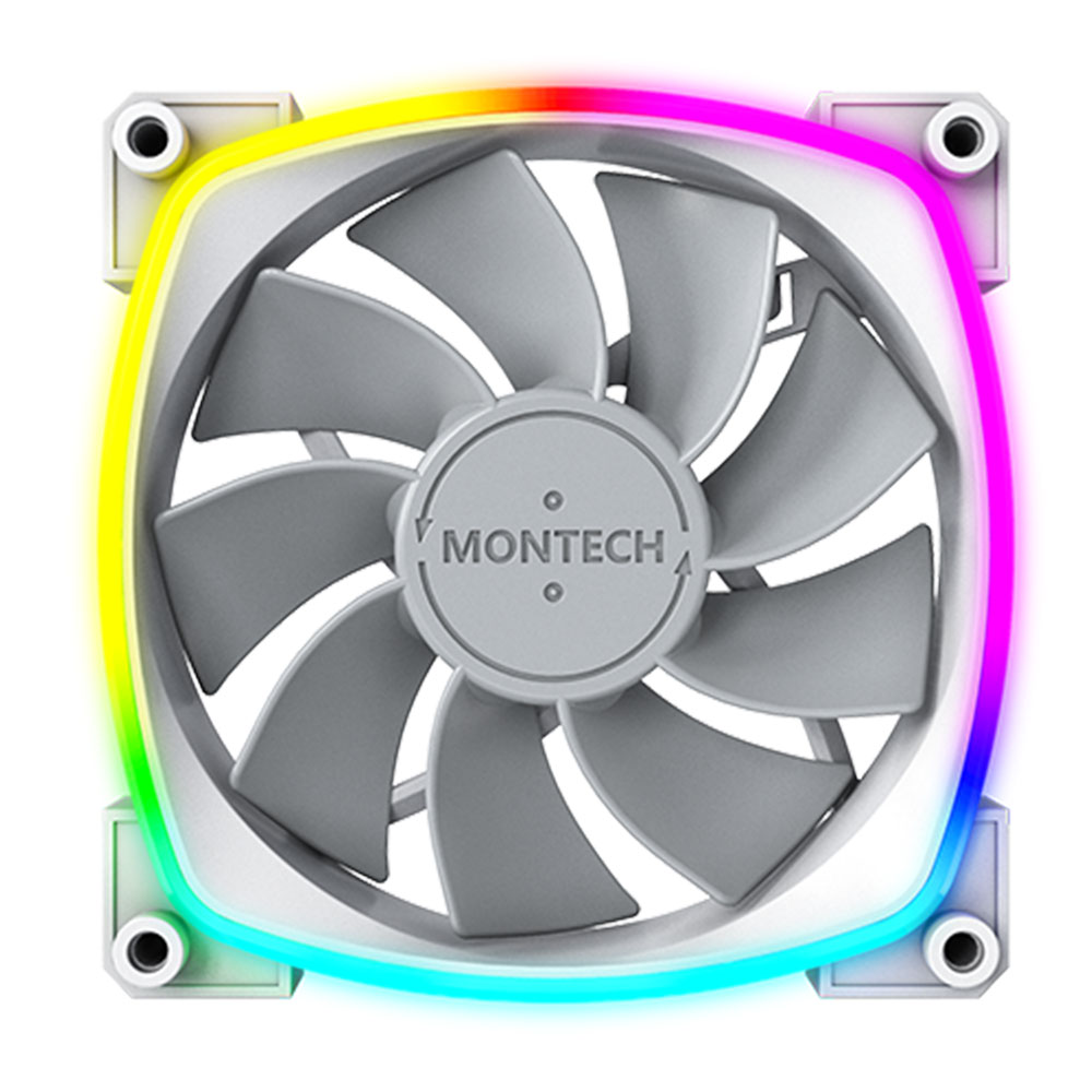 CASE FAN (พัดลมเคส) MONTECH RX120 PWM FAN WHITE