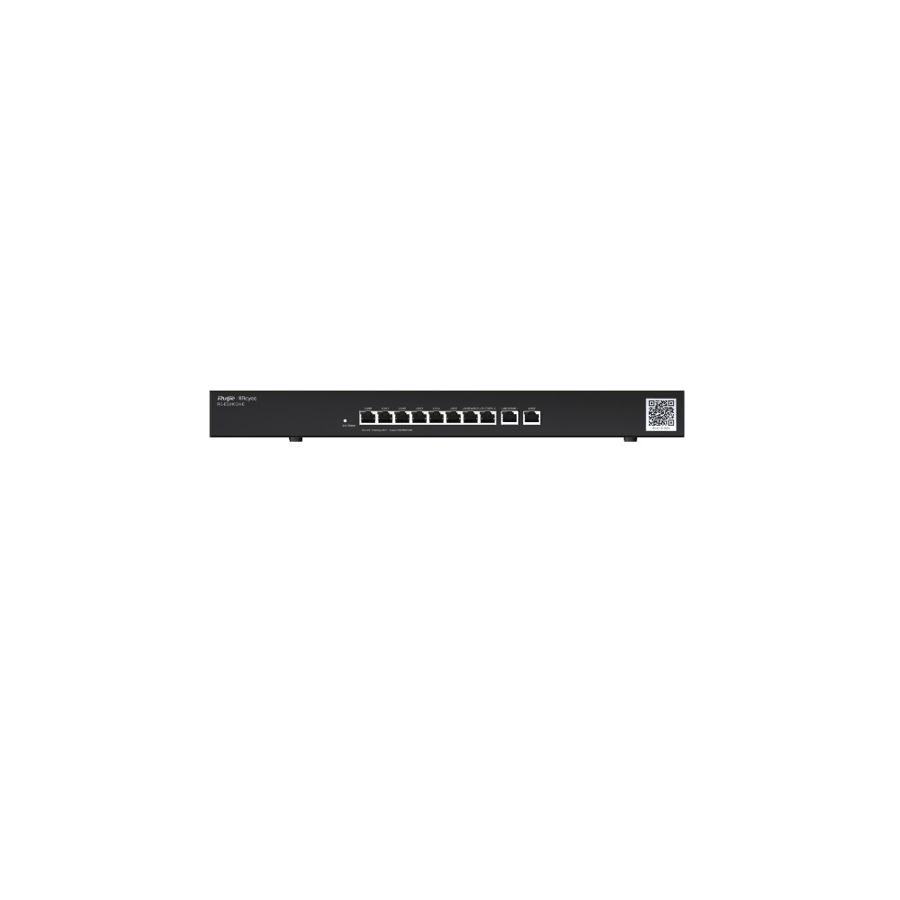 ROUTER (เราเตอร์) RUIJIE RG-EG310GH-E REYEE 10-PORT HIGH PERFORMANCE CLOUD MANAGED OFFICE ROUTER (RG-EG310GH-E) BLACK