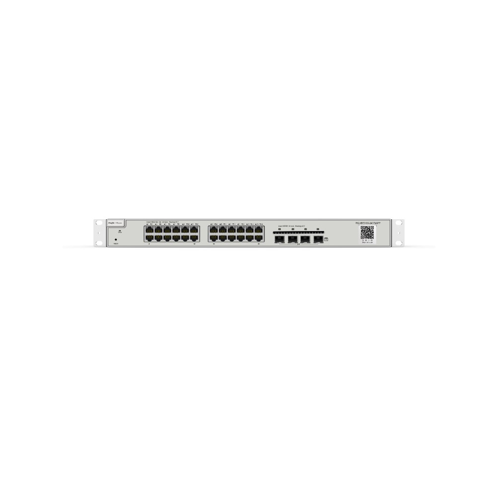 SWITCH (สวิตซ์) RUIJIE RG-NBS5100-24GT4SFP 28-PORT GIGABIT LAYER 2+ NON-POE SWITCH (RG-NBS5100-24GT4SFP)