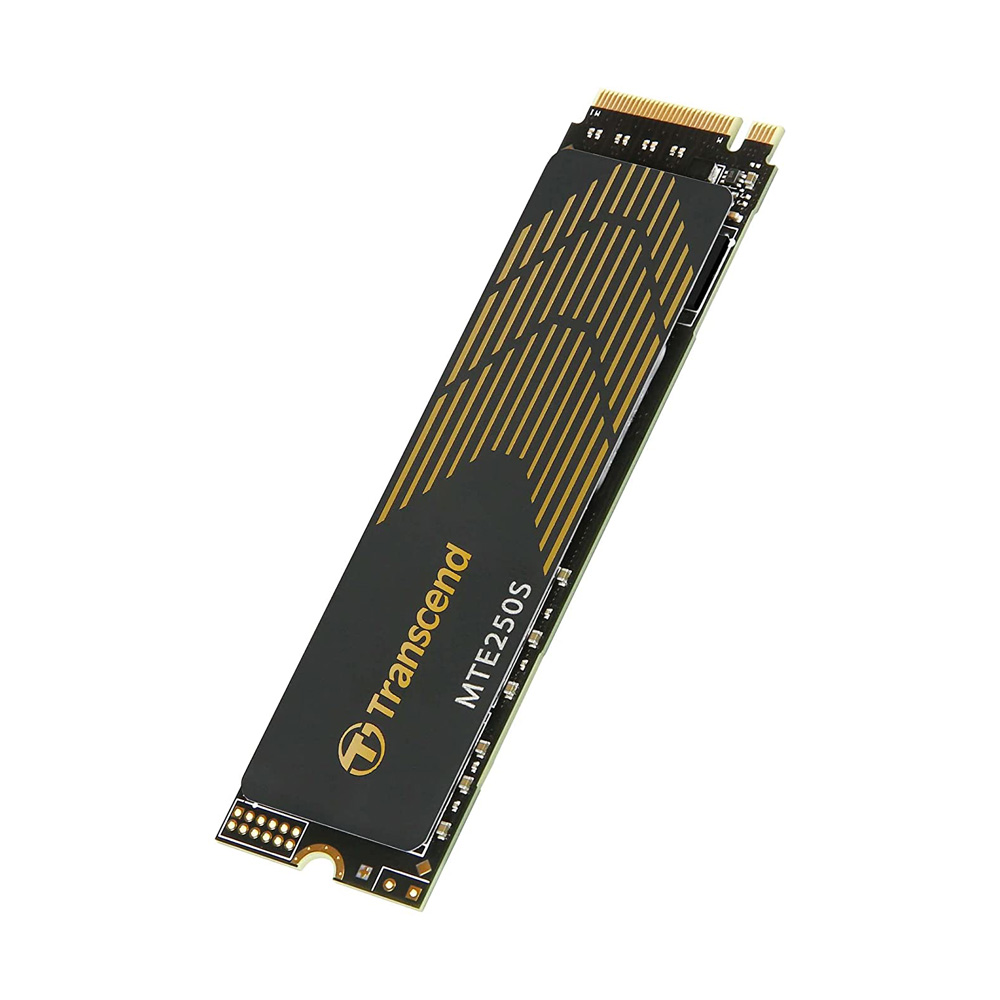 2 TB SSD (เอสเอสดี) TRANSCEND PCIe Gen4x4 NVMe 3D TLC with Dram (Graphene Heatsink) M.2 2280 (TCN-TS2TMTE250S)