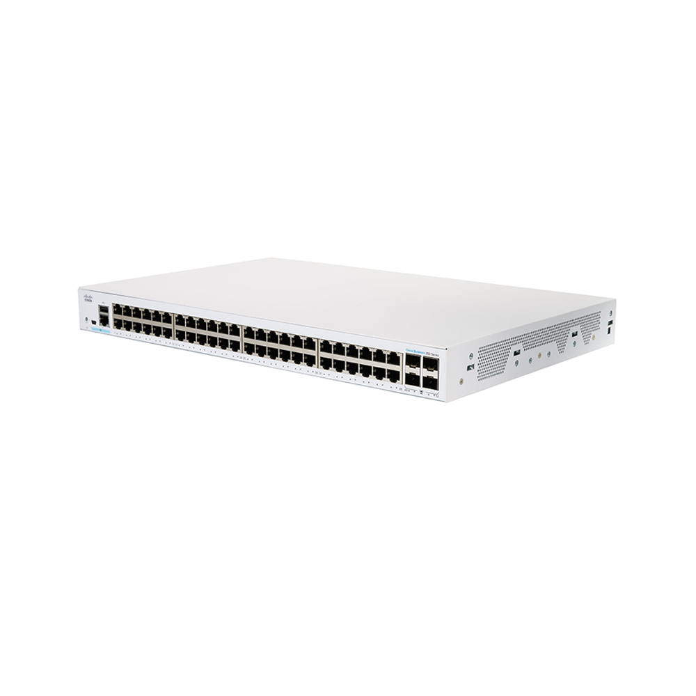 SWITCH (สวิตซ์) CISCO CBS250 SMART 48-PORT GE 4x1G SFP (CBS250-48T-4G-EU)