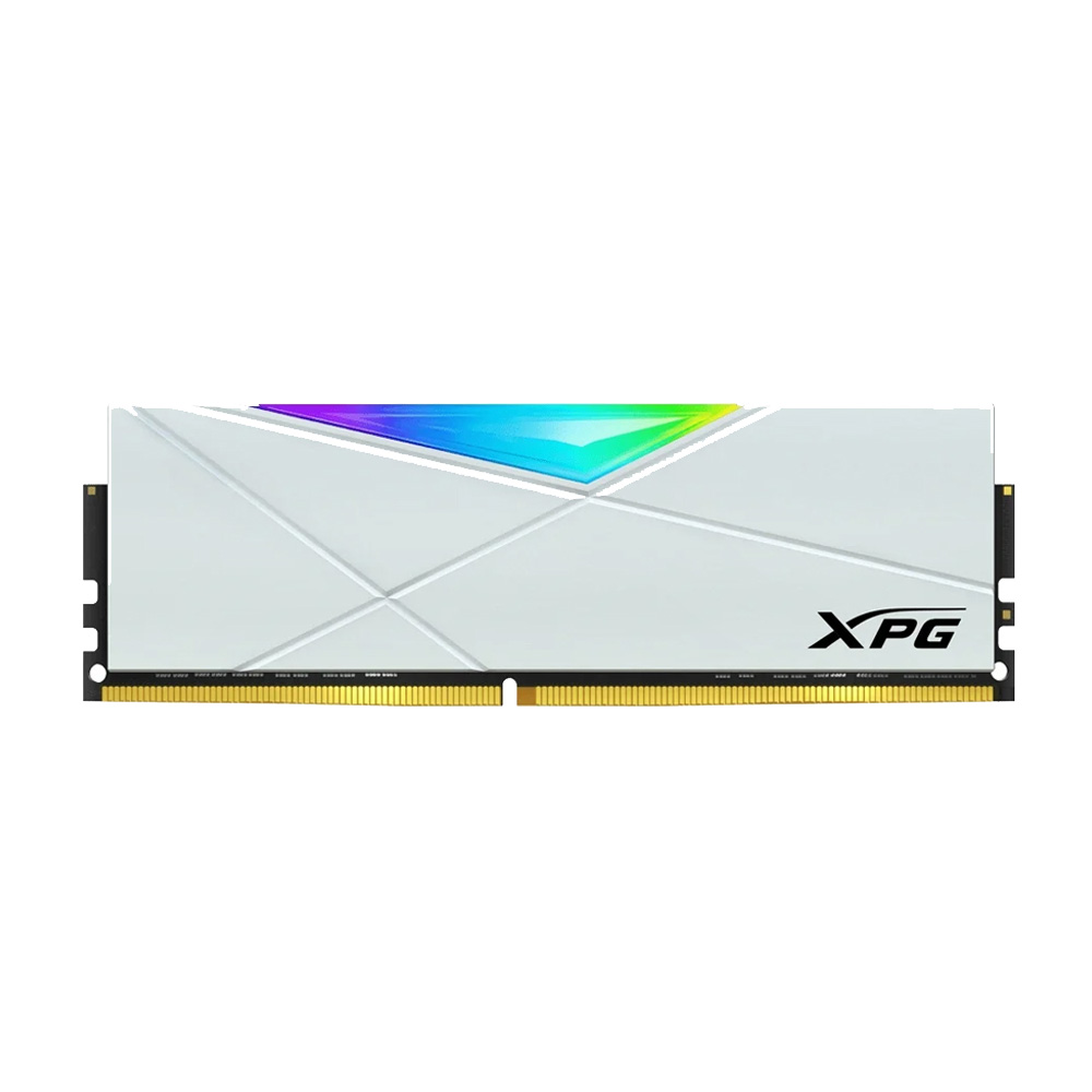 16GB (8GBx2) DDR4 3200MHz RAM (หน่วยความจำ) ADATA SPECTRIX DW50 (AX4U32008G16A-DW50 RGB) WHITE