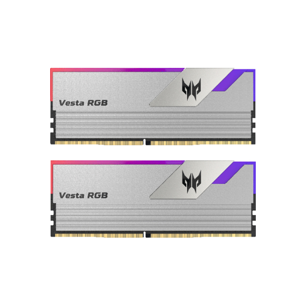 16GB (2x8GB) RAM PC (หน่วยความจำ) ACER PREDATOR VESTA RGB DDR4 3600MHz CL14 DIMM (VESTA-16GB-3600-1R8-V2)