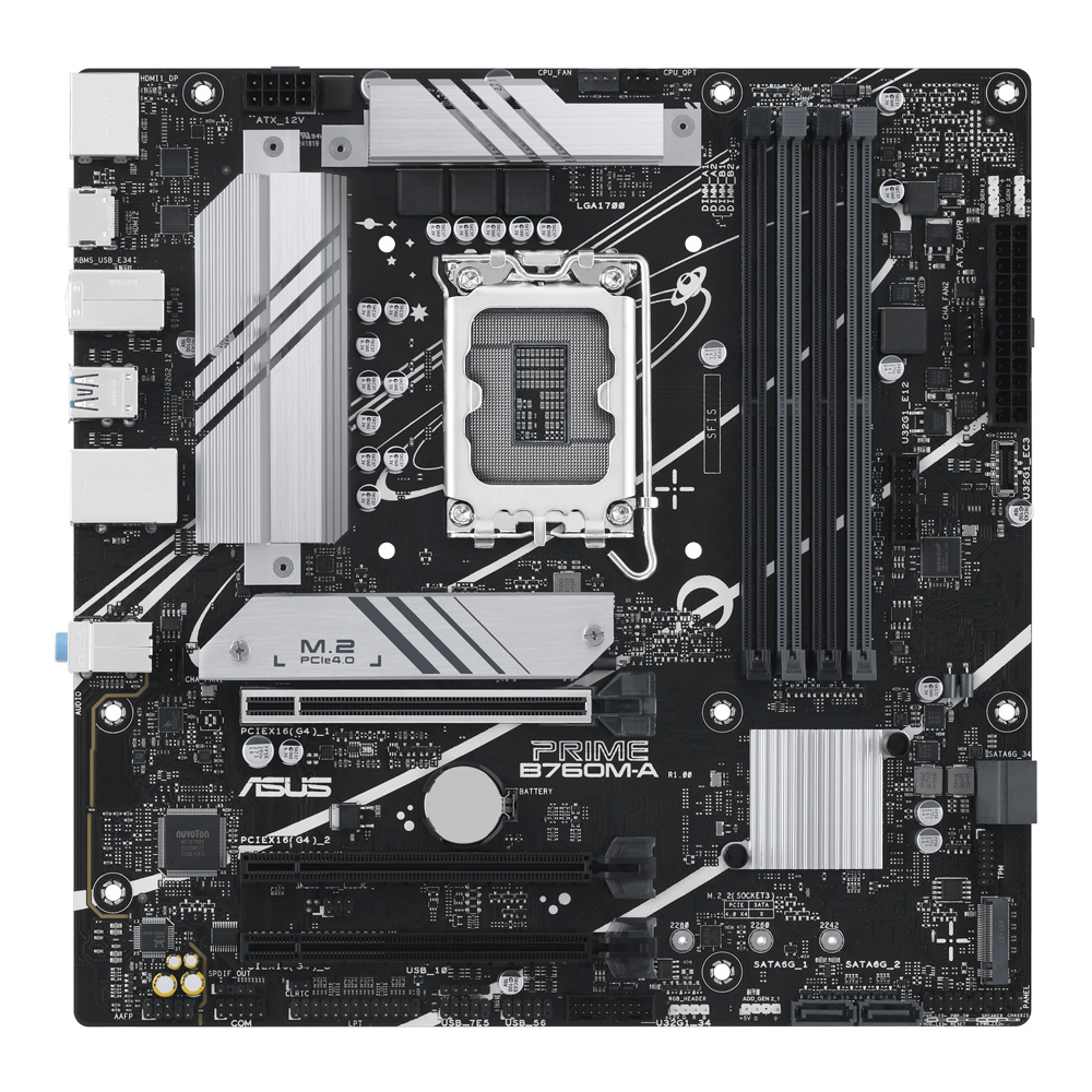 MAINBOARD (เมนบอร์ด) ASUS PRIME B760M-A - INTEL SOCKET 1700 DDR5 MICRO-ATX