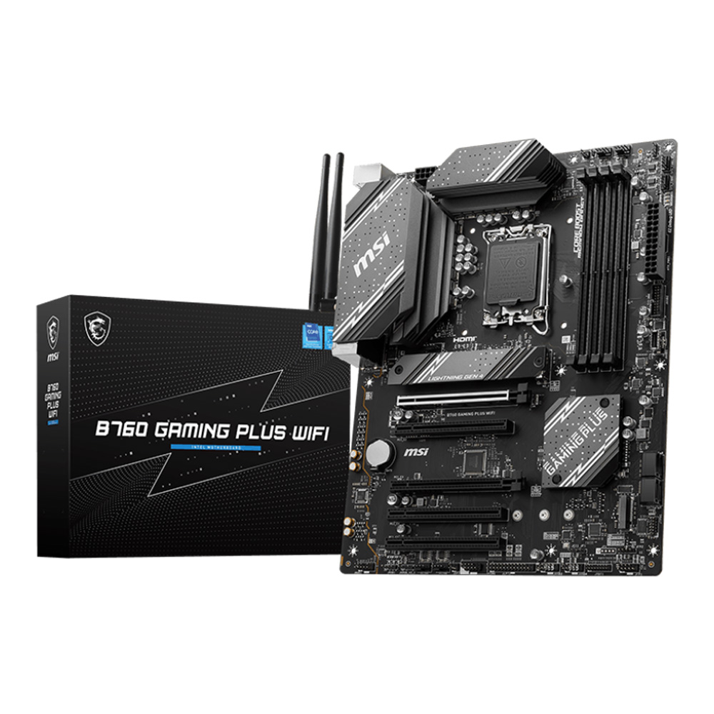MAINBOARD (เมนบอร์ด) MSI B760 GAMING PLUS WIFI - INTEL SOCKET 1700 DDR5 ATX
