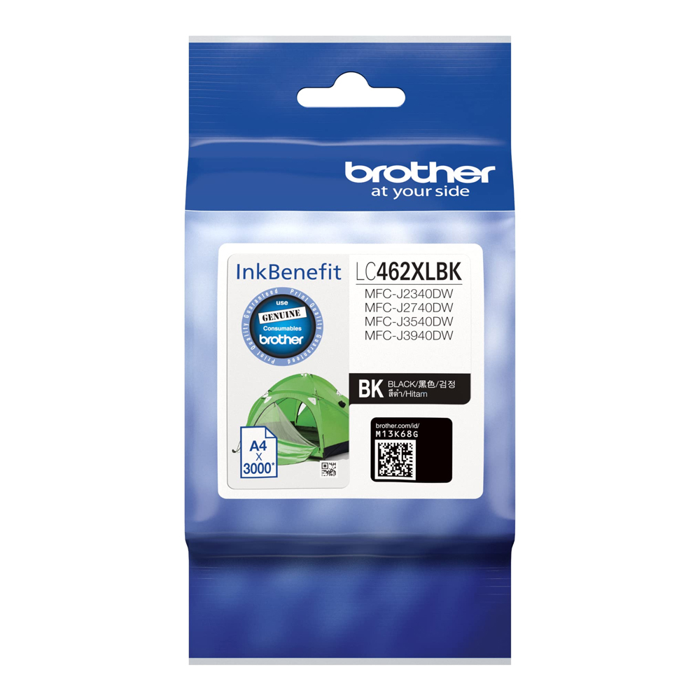 INK (หมึกสำหรับเครื่องพิมพ์) BROTHER LC-462XLBK