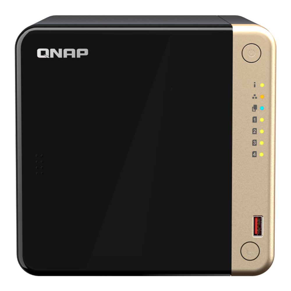 NAS (อุปกรณ์จัดเก็บข้อมูลบนเครือข่าย) QNAP TS-464-8G (4 BAY - INTEL CELERON N5095 - 8 GB ON BOARD)