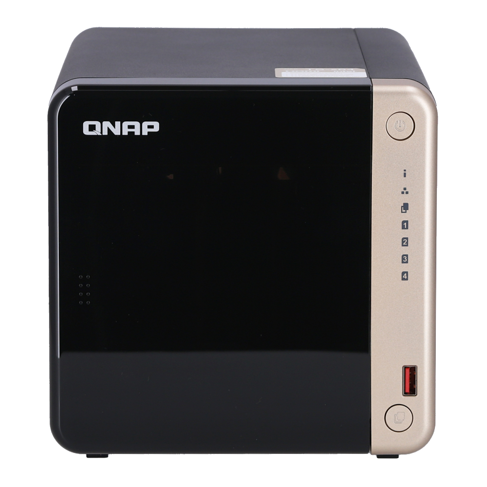 NAS (อุปกรณ์จัดเก็บข้อมูลบนเครือข่าย) QNAP TS-464-8G (4 BAY - INTEL CELERON N5095 - 8 GB ON BOARD)