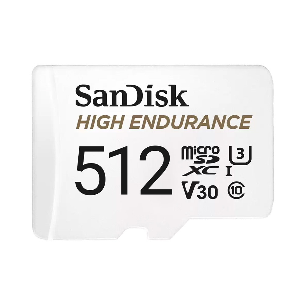 512 GB MICRO SD CARD (ไมโครเอสดีการ์ด) SANDISK HIGH ENDURANCE MICROSD CARD (SDSQQNR-512G-GN6IA)