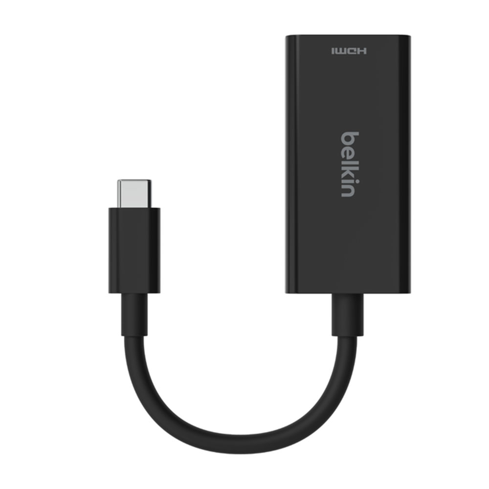 ADAPTER/CONVERTER (อุปกรณ์แปลงสัญญาณ) BELKIN USB-C TO HDMI 2.1 15CM (AVC013BTBK)