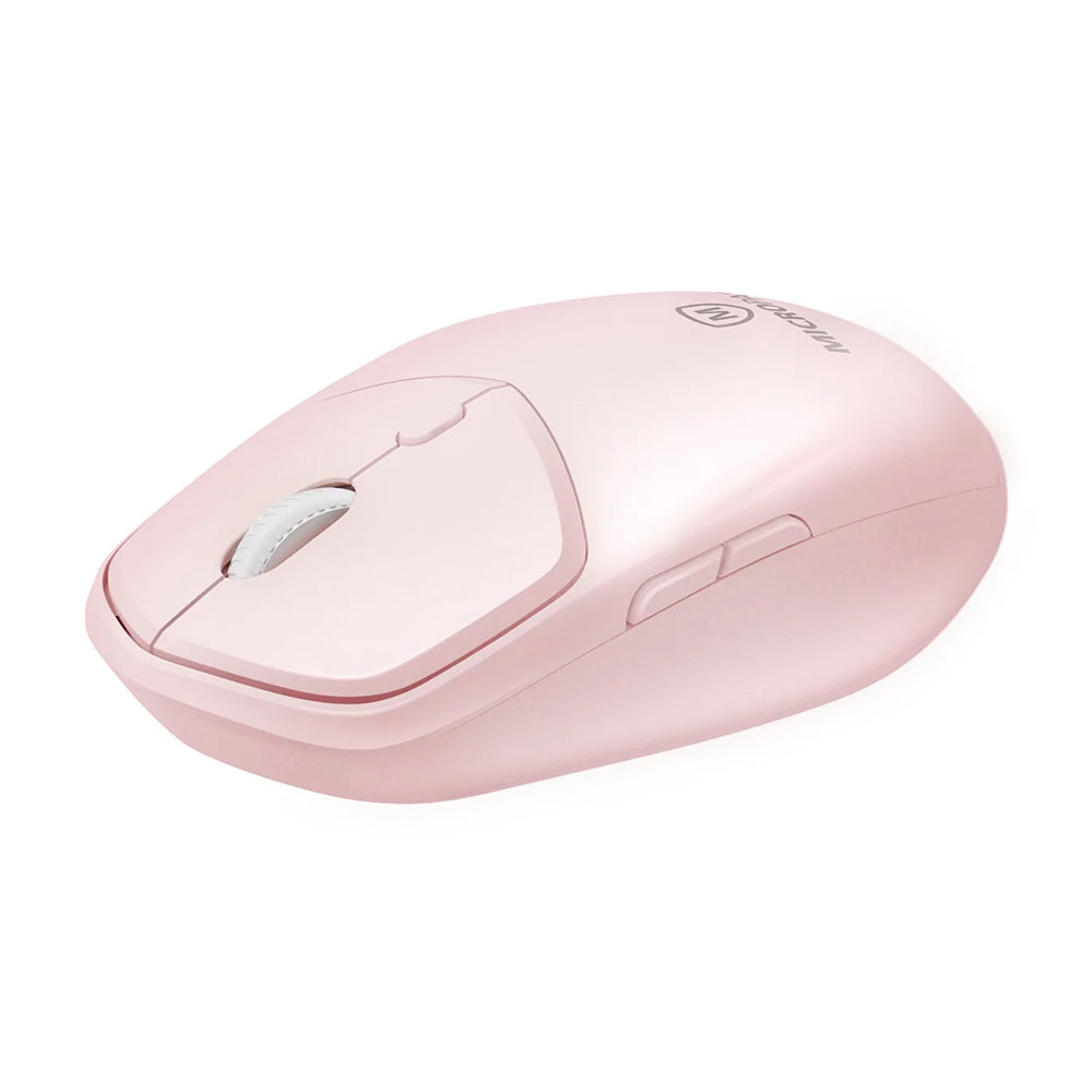 WIRELESS MOUSE (เมาส์ไร้สาย) MICROPACK ANTIBACTERIAL USB 2.4GHZ MP-726W (PINK)