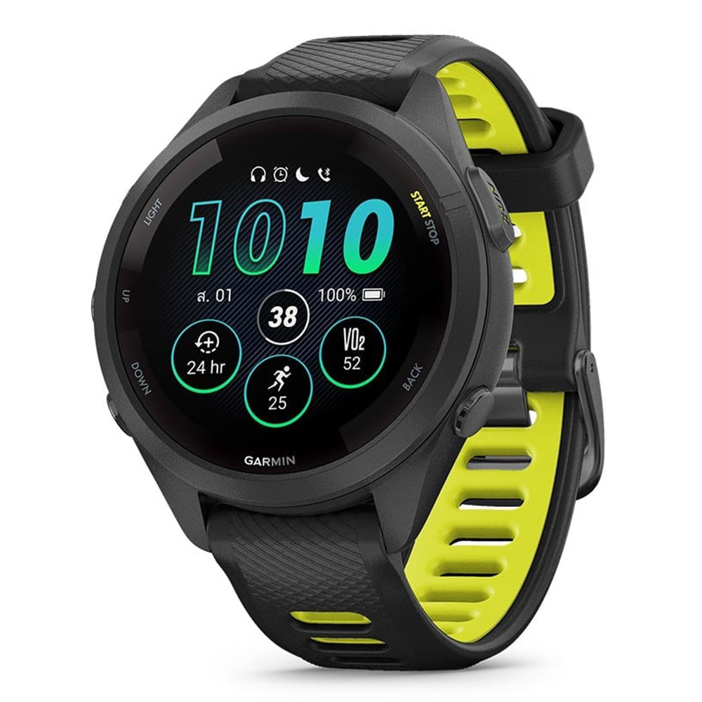 SMART WATCH (นาฬิกาอัจฉริยะ) GARMIN FORERUNNER 265S MUSIC AMOLED BLACK (753759318666)