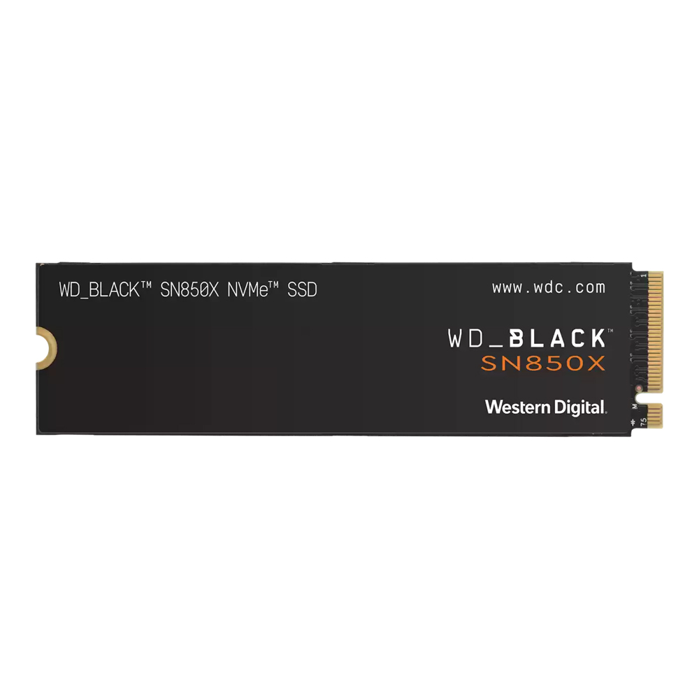 2 TB SSD (เอสเอสดี) WD BLACK SN850X WITHOUT HEATSINK - PCIe 4x4/NVMe M.2 2280 (WDS200T2X0E)
