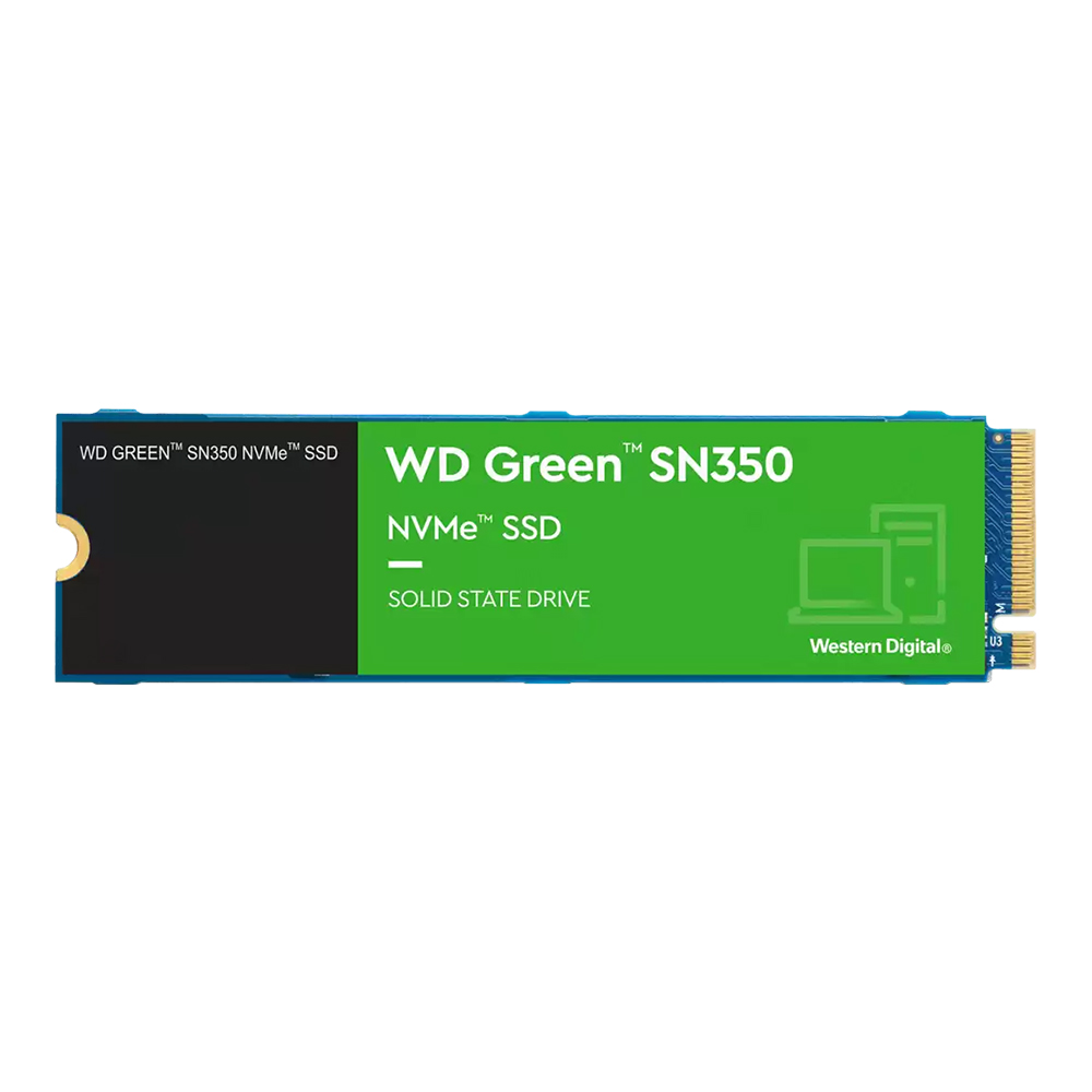 500 GB SSD (เอสเอสดี) WD GREEN SN350 - PCIe 3x4/NVMe M.2 2280 (WDS500G2G0C)
