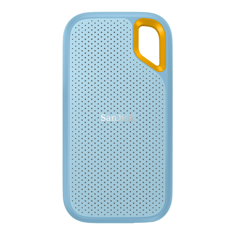 1 TB PORTABLE SSD (เอสเอสดีพกพา) SANDISK EXTREME PORTABLE SSD V2 (SKY BLUE) (SDSSDE61-1T00-G25B)