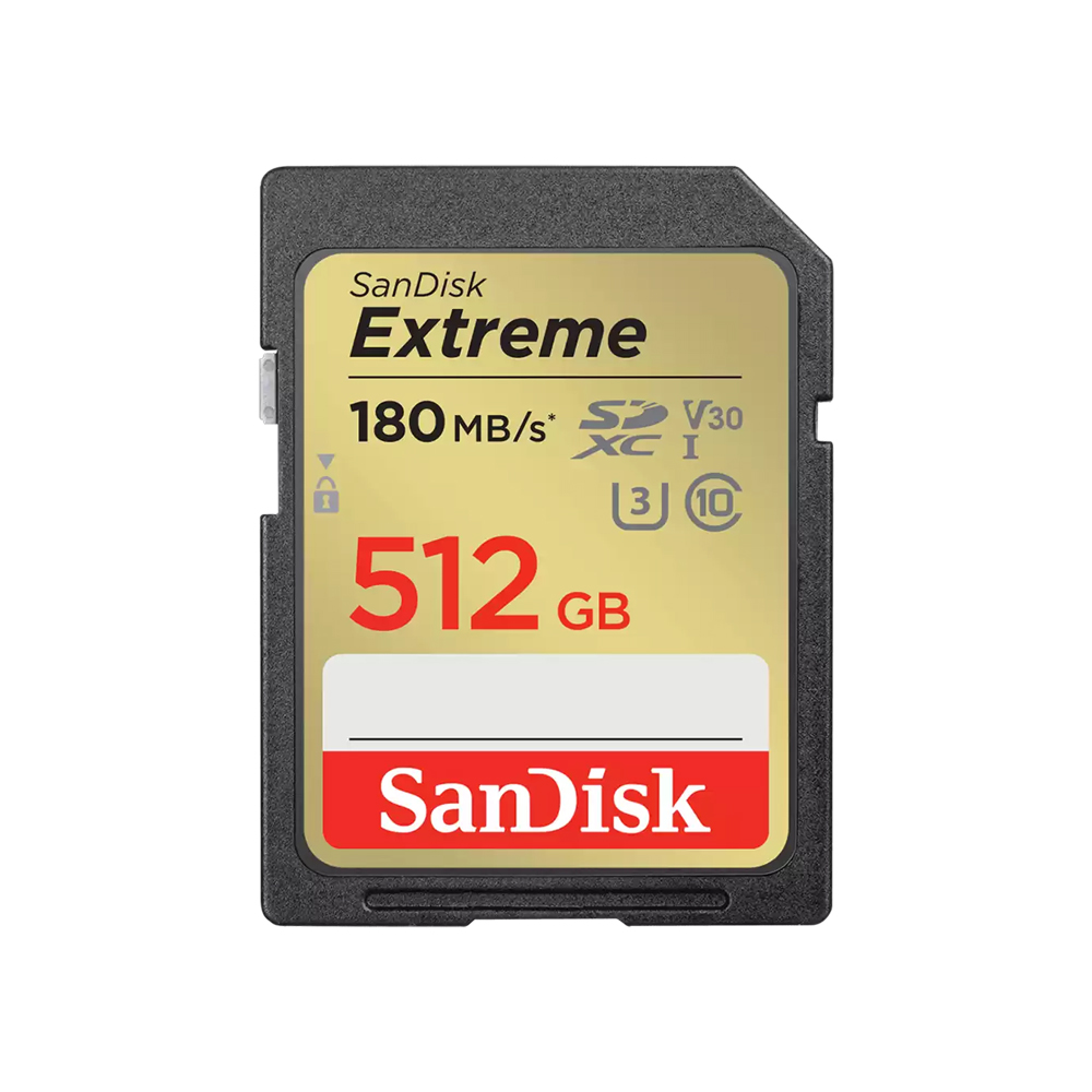 512 GB SD CARD (เอสดีการ์ด) SANDISK EXTREME SD UHS-I CARD (SDSDXVV-512G-GNCIN)