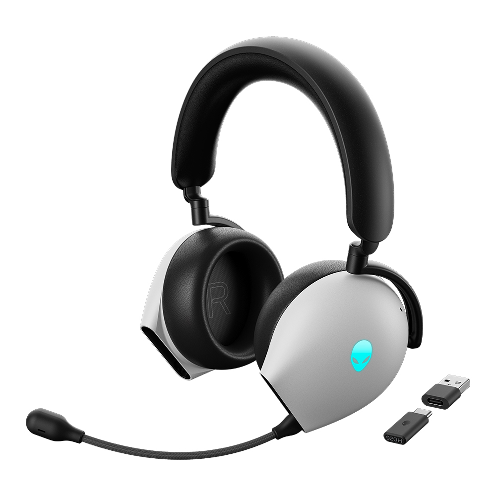 WIRELESS HEADSET (หูฟังไร้สาย) ALIENWARE AW920H - LUNAR LIGHT