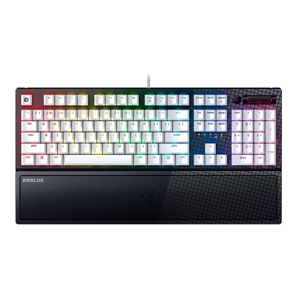 KEYBOARD (คีย์บอร์ด) RAZER BLACKWIDOW V3 ROBLOX EDITION (BLACK) (RAZER GREEN SWITCH - RAZER CHROMA RGB - EN)