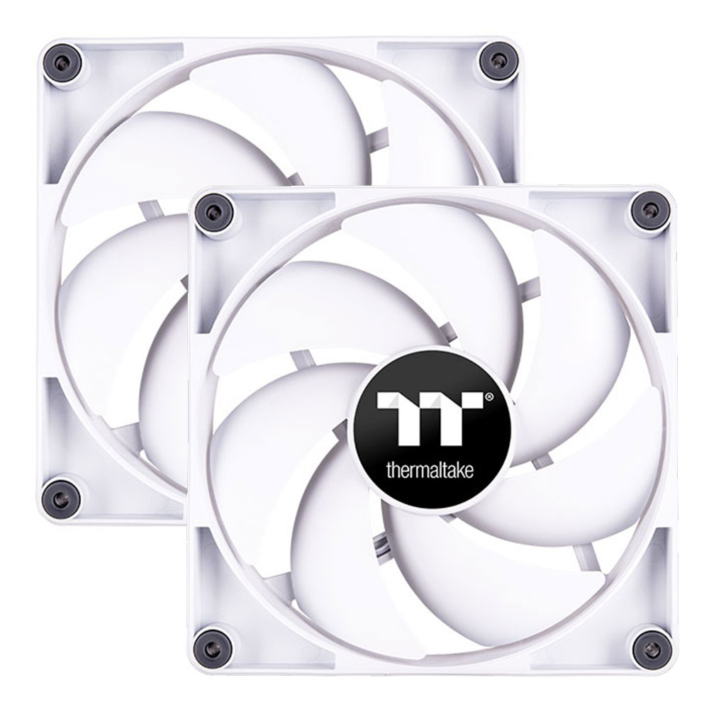 CASE FAN (พัดลมเคส) THERMALTAKE CT120 WHITE (2-FAN PACK)