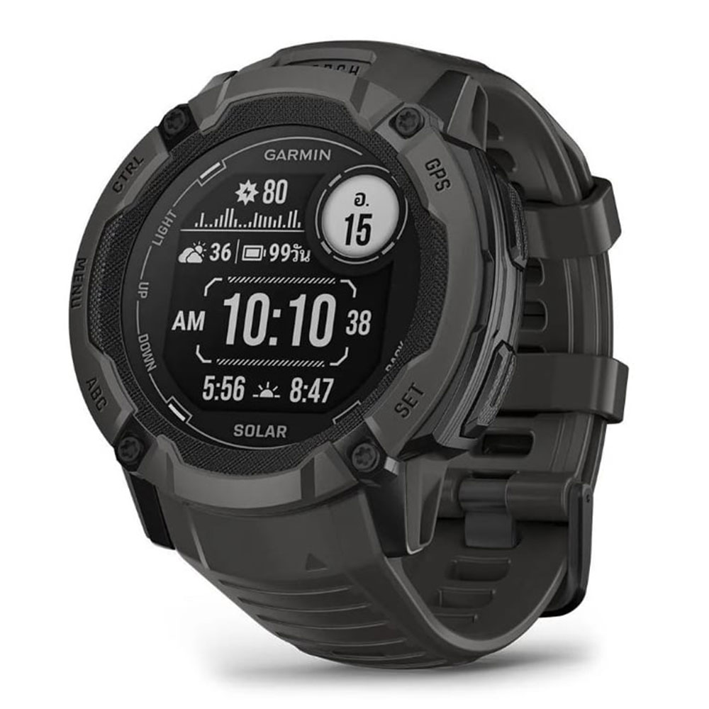 SMART WATCH (นาฬิกาอัจฉริยะ) GARMIN INSTINCT 2X SOLAR GRAPHITE