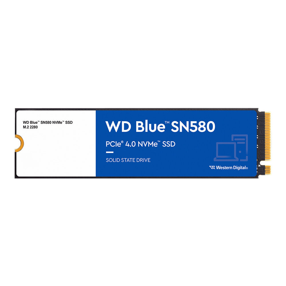 500 GB SSD (เอสเอสดี) WD BLUE SN580 - PCIe 4x4/NVMe M.2 2280 (WDS500G3B0E)