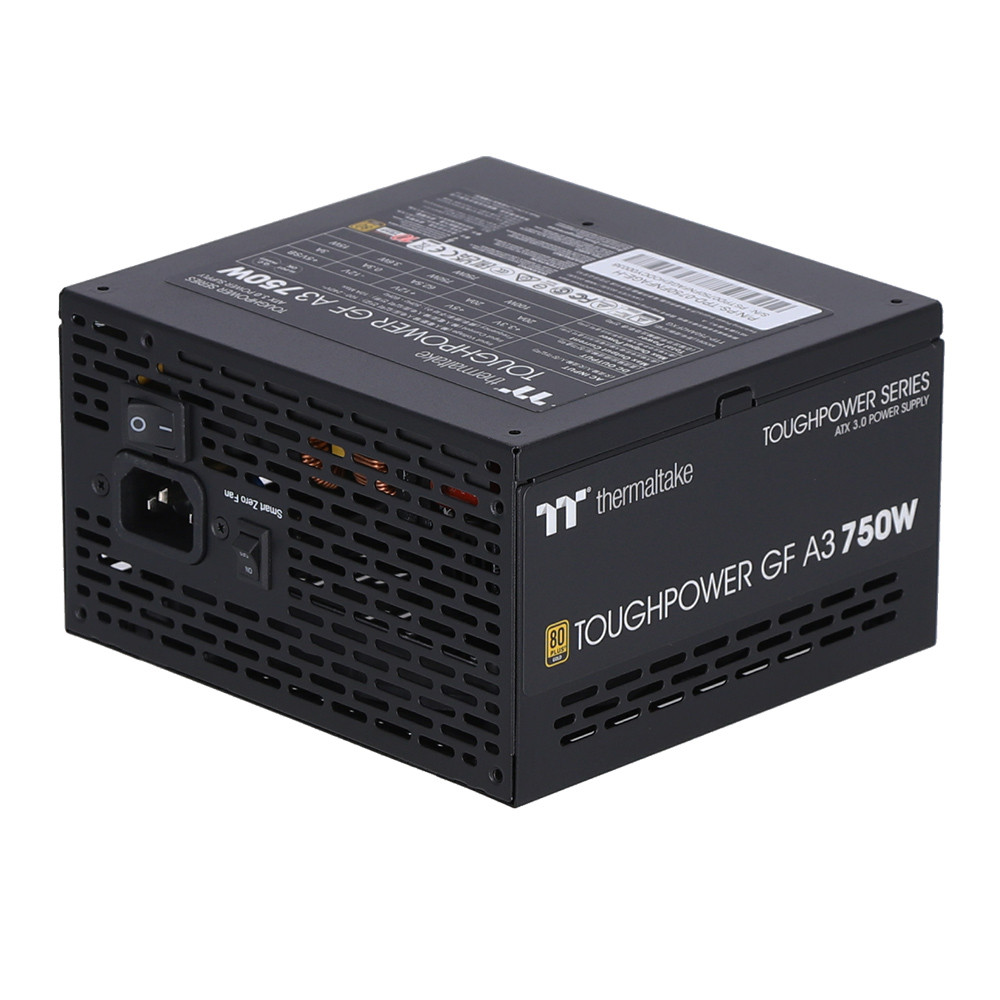 POWER SUPPLY (อุปกรณ์จ่ายไฟ) THERMALTAKE TOUGHPOWER GF A3 GOLD 750W - 750W 80 PLUS GOLD BLACK ATX