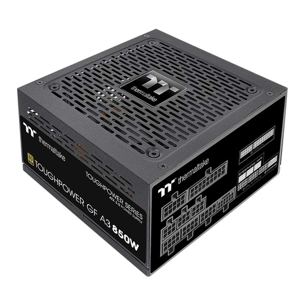 POWER SUPPLY (อุปกรณ์จ่ายไฟ) THERMALTAKE TOUGHPOWER GF A3 GOLD 850W - 850W 80 PLUS GOLD BLACK ATX