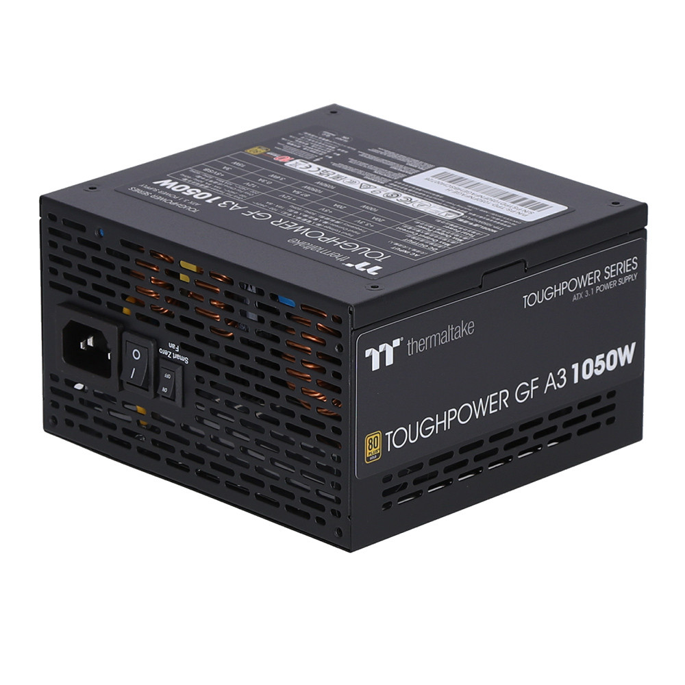 POWER SUPPLY (อุปกรณ์จ่ายไฟ) THERMALTAKE TOUGHPOWER GF A3 GOLD 1050W - 1050W 80 PLUS GOLD BLACK ATX