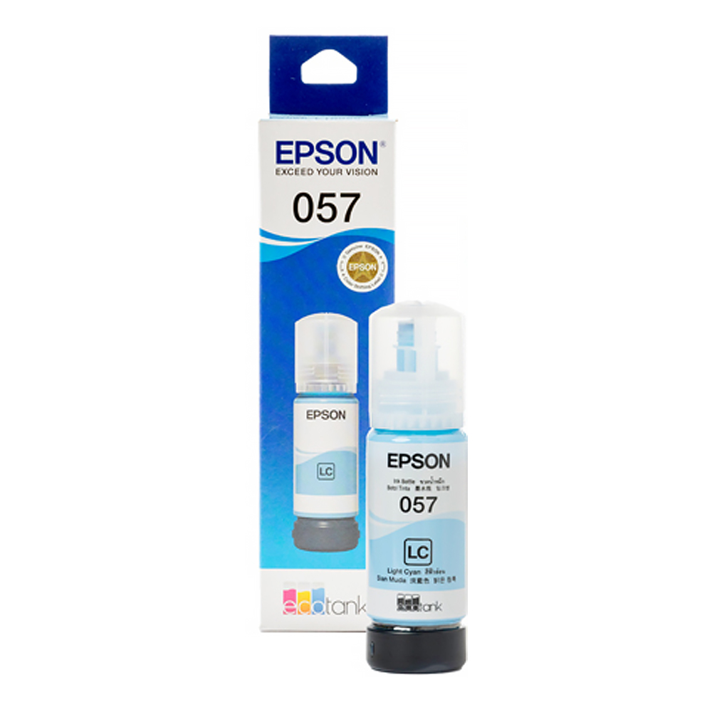 INK (หมึกสำหรับเครื่องพิมพ์) EPSON 057 (LIGHT CYAN)