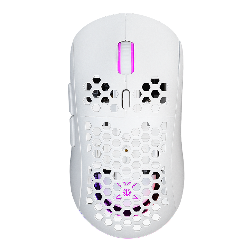 WIRELESS MOUSE (เมาส์ไร้สาย) NUBWO SHASTA X61 (WHITE)