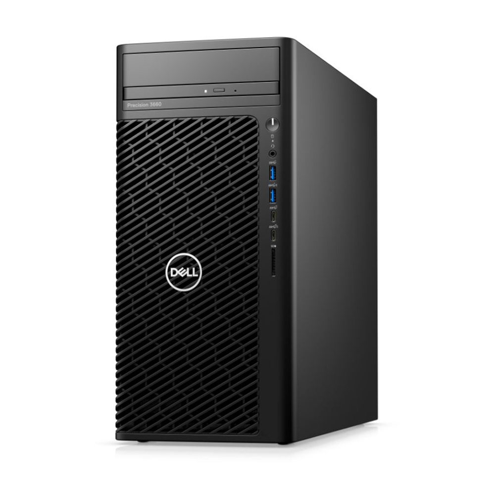 DESKTOP PC (คอมพิวเตอร์ตั้งโต๊ะสำหรับองค์กร) DELL WORKSTATION PRECISION T3660MT i7-13700K 16GB 512SSD+1TB T1000-4GB WIN11D (SNST366013)