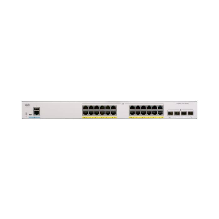 SWITCH (สวิตซ์) CISCO BUSINESS 250 SERIES SMART 24 PORT FULL PoE+ 4x1G SFP (CBS250-24FP-4G-EU)