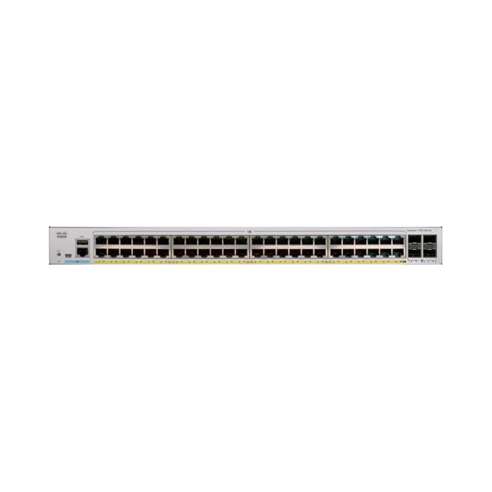 SWITCH (สวิตซ์) CISCO BUSINESS 350 SERIES 48 PORT GE PoE+ 4x10G SFP+ (CBS350-48P-4X-EU)