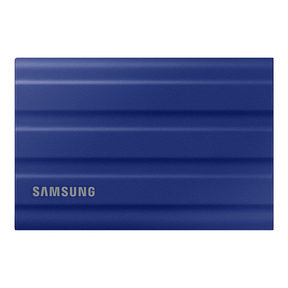 1 TB PORTABLE SSD (เอสเอสดีพกพา) SAMSUNG T7 SHIELD (BLUE) (MU-PE1T0R/WW)