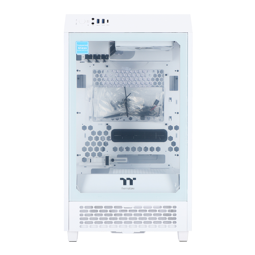 CASE (เคส) THERMALTAKE THE TOWER 200 SNOW (WHITE) (MINI-ITX)