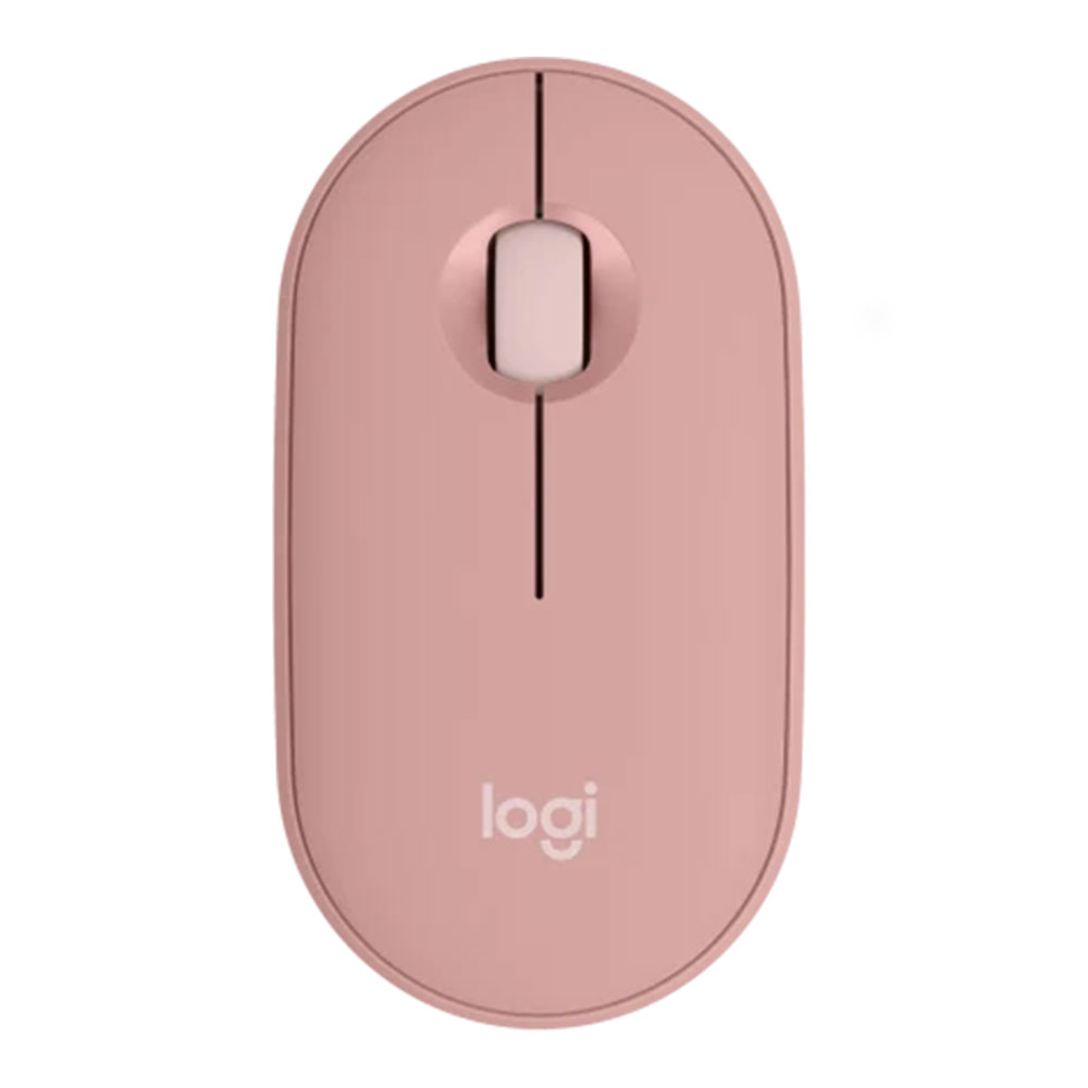 BLUETOOTH MOUSE (เมาส์บลูทูธ) LOGITECH M350S PEBBLE 2 WIRELESS SILENT (ROSE)