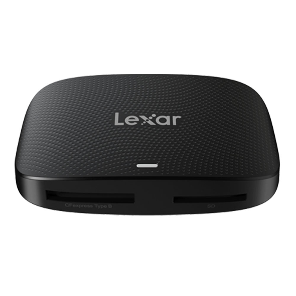CARD READER (การ์ดรีดเดอร์พกพา) LEXAR PROFESSIONAL CFEXPRESS TYPE B / SD USB 3.2 GEN 2 READER (LXR-LRW520U) BLACK