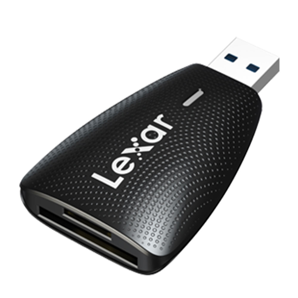 CARD READER (การ์ดรีดเดอร์พกพา) LEXAR MULTI-CARD 2-IN-1 USB 3.1 READER (LRW450UB) BLACK,SIS