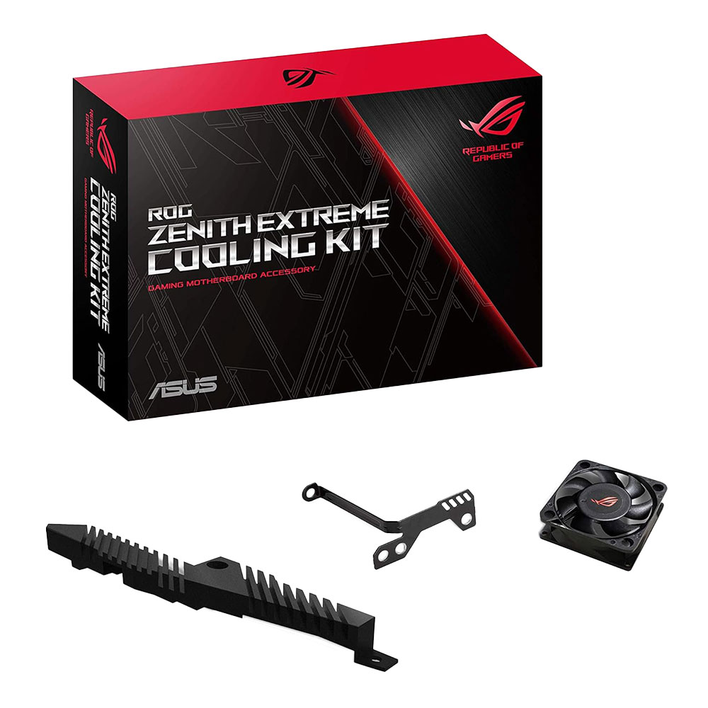 COOLING KIT (ชุดระบายความร้อนเมนบอร์ด) ASUS ROG ZENITH EXTREME AMD RYZEN THREAD RIPPER 2 TR4 COOLING KIT