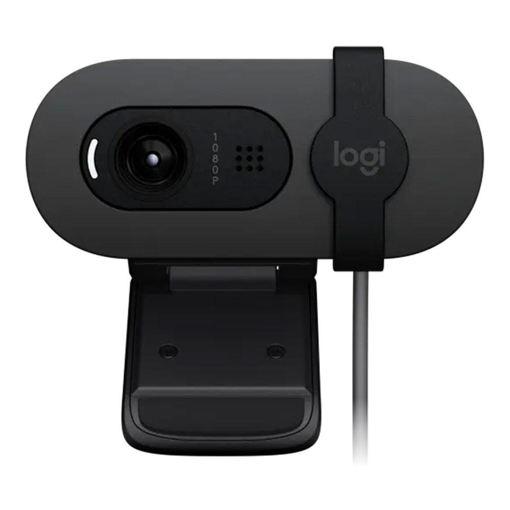 WEBCAM (เว็บแคม) LOGITECH BRIO100 FHD 1080P (GRAPHITE)