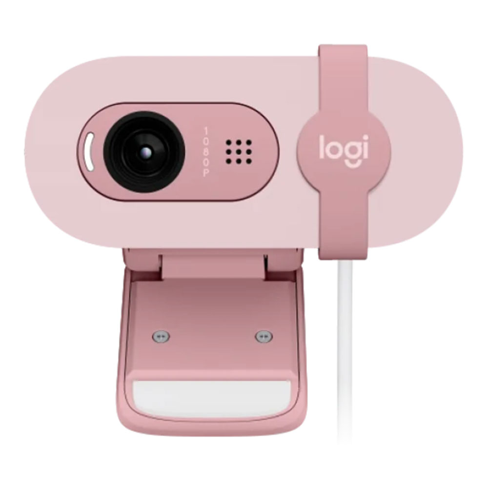 WEBCAM (เว็บแคม) LOGITECH BRIO100 FHD 1080P (ROSE)