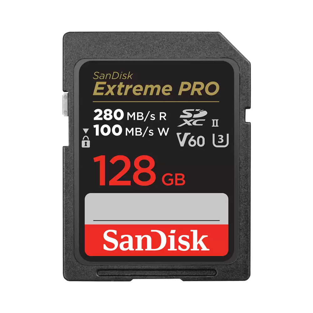 128 GB SD CARD (เอสดีการ์ด) SANDISK EXTREME PRO SDXC UHS-II CARD (SDSDXEP-128G-GN4IN)