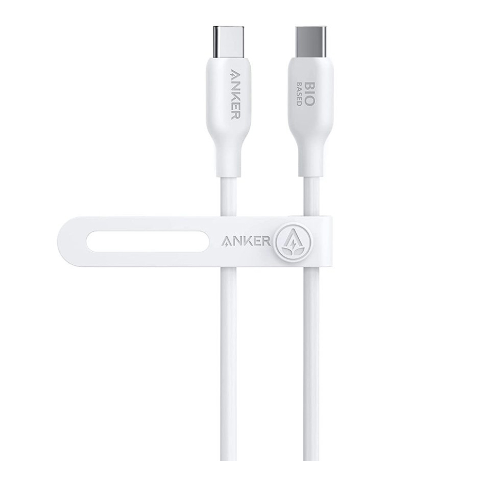 CHARGER CABLE (สายชาร์จ) ANKER 544 USB-C TO USB-C 0.9 METER (AK410) (WHITE)