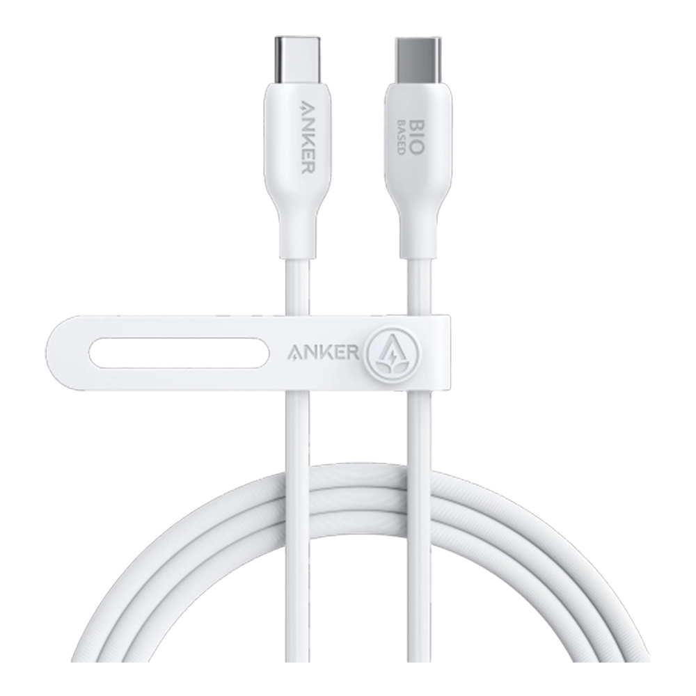 CHARGER CABLE (สายชาร์จ) ANKER 544 USB-C TO USB-C 1.8 METER (AK411) (WHITE)