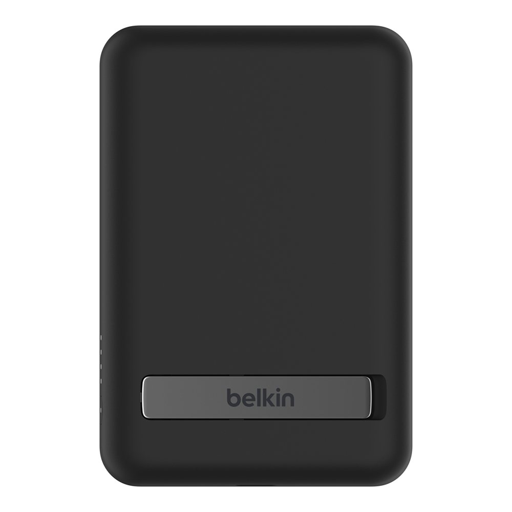 POWER BANK (พาวเวอร์แบงค์) BELKIN MAGNETIC WIRELESS 5000 mAh (BPD004BTBK) (BLACK)